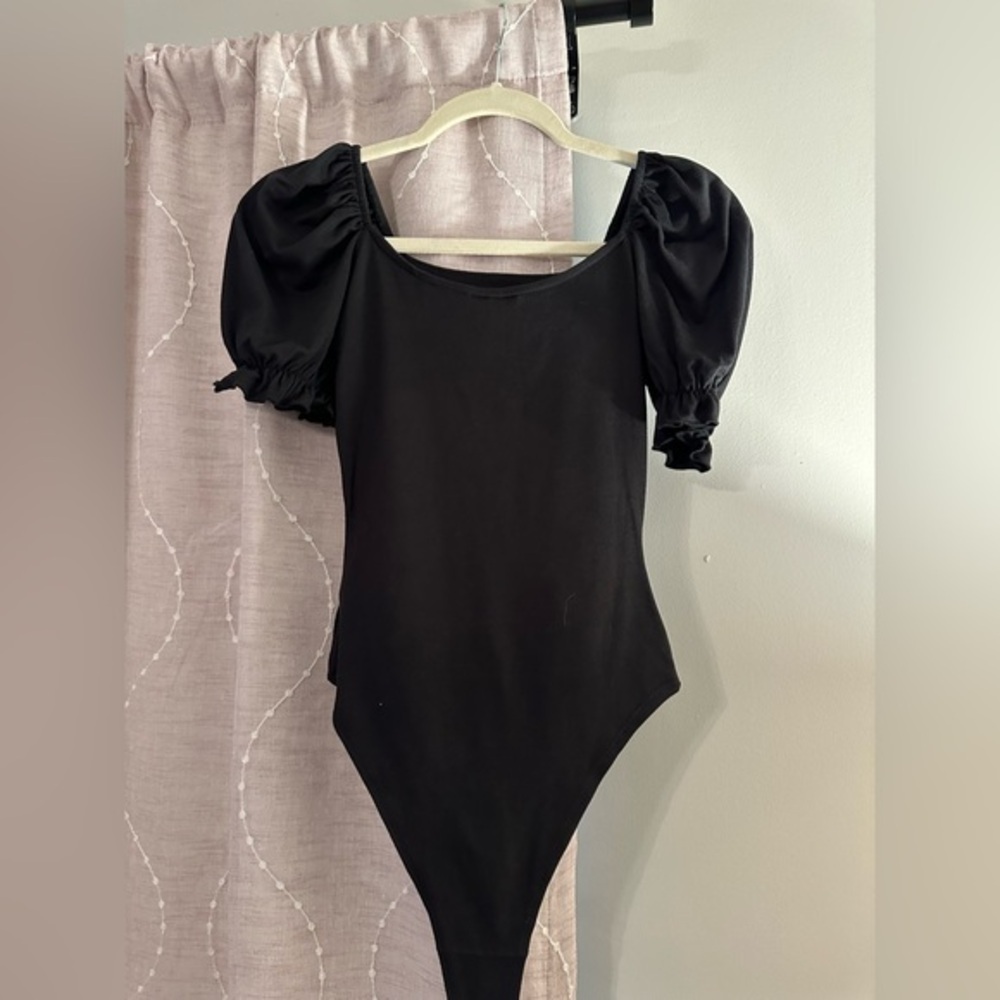 Pink Lily Black Bodysuit  - Bundle and Save!